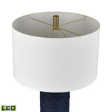 Sherman 27.5'' High 1-Light Table Lamp - Navy - Includes LED Bulb S0019-11145-LED Elk Home