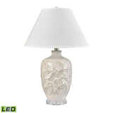 Goodell 27.5'' High 1-Light Table Lamp - White Glazed - Includes LED Bulb S0019-11147-LED Elk Home