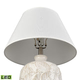 Goodell 27.5'' High 1-Light Table Lamp - White Glazed - Includes LED Bulb S0019-11147-LED Elk Home