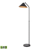 Timon 67'' High 1-Light Floor Lamp - Matte Black - Includes LED Bulb S0019-11158-LED Elk Home