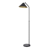 Timon 67'' High 1-Light Floor Lamp - Matte Black S0019-11158 Elk Home