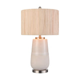 Babcock 27'' High 1-Light Table Lamp - White Glaze - Includes LED Bulb S0019-11169-LED Elk Home