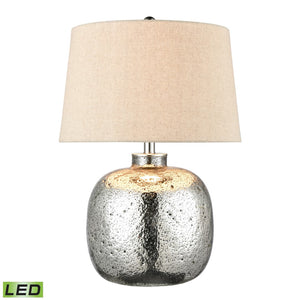 Cicely 24'' High 1-Light Table Lamp - Silver Mercury - Includes LED Bulb S0019-7980-LED Elk Home