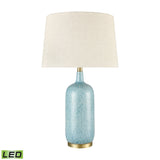 Port Isabel 28'' High 1-Light Table Lamp - Blue - Includes LED Bulb S0019-8007-LED Elk Home