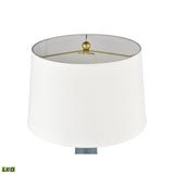 Nina Grove 28'' High 1-Light Table Lamp - Blue - Includes LED Bulb S0019-8022-LED Elk Home