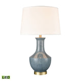 Nina Grove 28'' High 1-Light Table Lamp - Blue - Includes LED Bulb S0019-8022-LED Elk Home