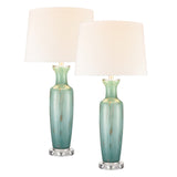 Abilene 32'' High 1-Light Table Lamp - Set of 2 Green S0019-8040/S2 Elk Home