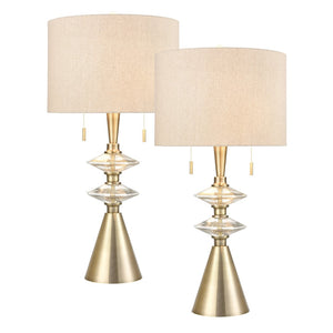 Annetta Table Lamp - Set of 2 Brass S0019-8042/S2 Elk Home