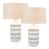 Calabar Table Lamp - Set of 2 White S0019-8044/S2 Elk Home