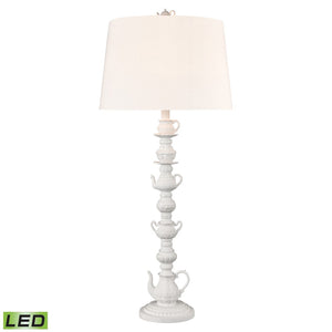 Rosetta Cottage 35'' High 1-Light Table Lamp - Matte White - Includes LED Bulb S0019-8582-LED Elk Home