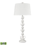 Rosetta Cottage 35'' High 1-Light Table Lamp - Matte White - Includes LED Bulb S0019-8582-LED Elk Home