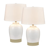 Peli 28'' High 1-Light Table Lamp - Set of 2 White