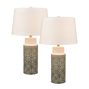 Tula 30'' High 1-Light Table Lamp - Set of 2 Gray S0019-9471/S2 Elk Home