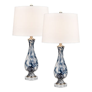 Cordelia Sound 30'' High 1-Light Table Lamp - Set of 2 Blue S0019-9475/S2 Elk Home