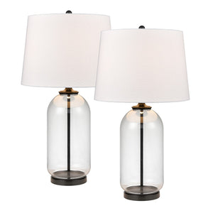 Lunaria 31'' High 1-Light Table Lamp - Set of 2 Clear S0019-9480/S2 Elk Home