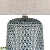 Dawlish Bay 31'' High 1-Light Table Lamp - Blue - Includes LED Bulb S0019-9484-LED Elk Home