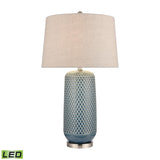 Dawlish Bay 31'' High 1-Light Table Lamp - Blue - Includes LED Bulb S0019-9484-LED Elk Home