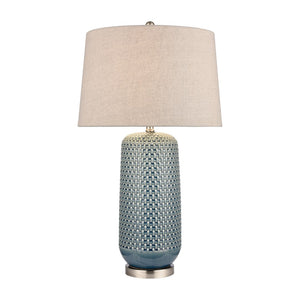 Dawlish Bay 31'' High 1-Light Table Lamp - Blue S0019-9484 Elk Home