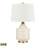 Buckley 27'' High 1-Light Table Lamp - White - Includes LED Bulb S0019-9488-LED Elk Home