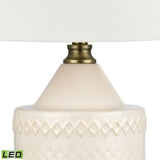 Buckley 27'' High 1-Light Table Lamp - White - Includes LED Bulb S0019-9488-LED Elk Home