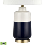 Shotton 27'' High 1-Light Table Lamp - Navy - Includes LED Bulb S0019-9490-LED Elk Home