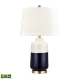 Shotton 27'' High 1-Light Table Lamp - Navy - Includes LED Bulb S0019-9490-LED Elk Home