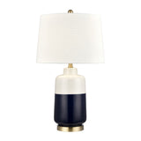 Shotton 27'' High 1-Light Table Lamp - Navy S0019-9490 Elk Home