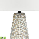 Whitland 30'' High 1-Light Table Lamp - Gray - Includes LED Bulb S0019-9491-LED Elk Home