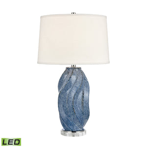 Blue Swell 28'' High 1-Light Table Lamp - Includes LED Bulb S0019-9538-LED Elk Home