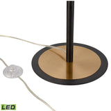 Kelston 62'' High 2-Light Floor Lamp - Matte Black - Includes LED Bulbs S0019-9564-LED Elk Home