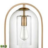 Bell Jar 20'' High 1-Light Desk Lamp - Aged Brass - Includes LED Bulb S0019-9579-LED Elk Home