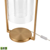 Bell Jar 20'' High 1-Light Desk Lamp - Aged Brass - Includes LED Bulb S0019-9579-LED Elk Home