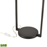 Bell Jar 28'' High 1-Light Desk Lamp - Matte Black - Includes LED Bulb S0019-9580-LED Elk Home