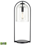 Bell Jar 28'' High 1-Light Desk Lamp - Matte Black - Includes LED Bulb S0019-9580-LED Elk Home