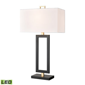 Composure 29'' High 1-Light Table Lamp - Matte Black - Includes LED Bulb S0019-9587-LED Elk Home