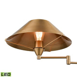 Arcadia 63'' High 1-Light Floor Lamp - Aged Brass - Includes LED Bulb S0019-9604-LED Elk Home