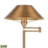 Arcadia 63'' High 1-Light Floor Lamp - Aged Brass - Includes LED Bulb S0019-9604-LED Elk Home