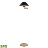 Arcadia 63'' High 1-Light Floor Lamp - Aged Brass - Includes LED Bulb S0019-9605-LED Elk Home