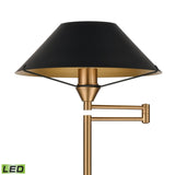 Arcadia 63'' High 1-Light Floor Lamp - Aged Brass - Includes LED Bulb S0019-9605-LED Elk Home