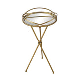 Nasso Accent Table - Brass S0035-11197 Elk Home