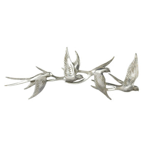 Flock Dimensional Wall Art - German Silver S0036-12027 Elk Home