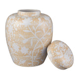 Yvonne Jar - Set of 2 Cream Glazed S0037-11351/S2 Elk Home