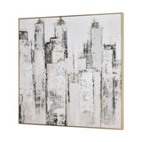 Urban Mist Abstract Framed Wall Art S0056-10628 Elk Home