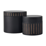 Dana Box - Set of 2 Black