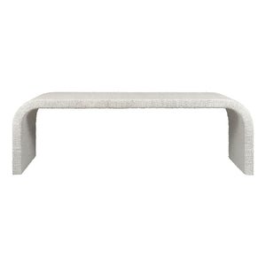 Sawyer Bench - Shoji White S0075-10413 Elk Home