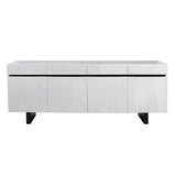 Checkmate Credenza - Checkmate White S0075-9864 Elk Home