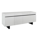 Checkmate Credenza - Checkmate White S0075-9864 Elk Home