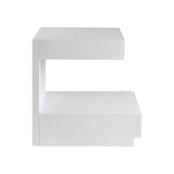 Checkmate Accent Table - White S0075-9967 Elk Home