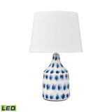 Colmar 18'' High 1-Light Table Lamp - Blue - Includes LED Bulb S019-7270-LED Elk Home