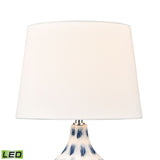 Colmar 18'' High 1-Light Table Lamp - Blue - Includes LED Bulb S019-7270-LED Elk Home